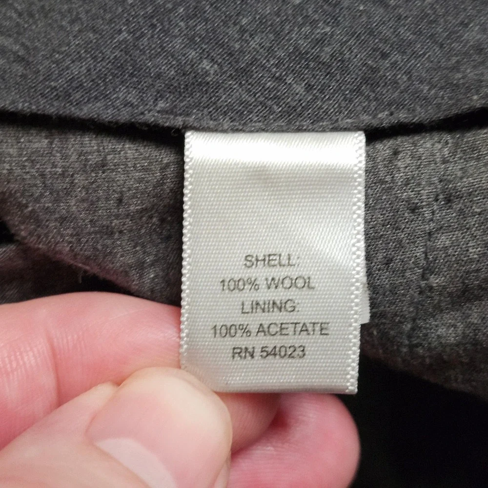 Banana Republic Cerruti Dress Pants Mens Size 31x32 Black Wool Tailored Slim Fit